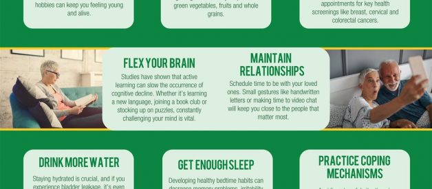 10 ways to live your best life at any age [Infographic]