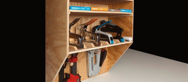 Easy step-by-step instructions for a DIY tool organizer for the special dad in your life