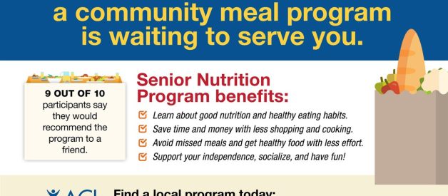 A community meal program is waiting to serve you